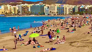 Gran Canaria Las Palmas Las Canteras Beach at 29 °C on 300120 [upl. by Phil]