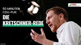 Die KretschmerRede  39 Landesparteitag der CDU Sachsen [upl. by Nedyaj]