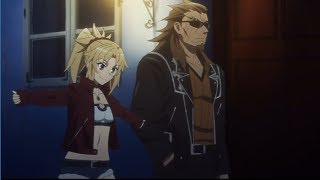 Fate Apocrypha Episode 2 かわいいモードレッドの初戦闘シーン [upl. by Karlyn901]