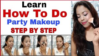 Party Makeup Tutorial Step By Step For Beginners😍✅ amp Makeup Tips😍✅ [upl. by Myrtie]