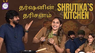 Cook With Comali Darshan in Shrutikas Kitchen  Shrutikas Delectable Prawn Surprise for Darshan [upl. by Ttenaej667]