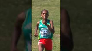 Marta Alemayo just 15 years old becomes U20 world champion and Ethiopian triplet🥇🥈🥉 [upl. by Phaedra]