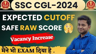 SSC CGL 2024 EXPECTED CUTOFF ✅Expected Cutoff ssc cgl 2024 tire1 I cgl 2024 safe raw score cgl2024 [upl. by Nogas]