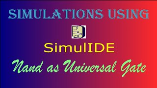 Tutorial 4  NAND as Universal Gate [upl. by Ahseikram]