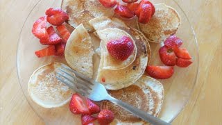 Classic Five Ingredient Pancake Batter Recipe Veganized [upl. by Okir]