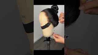 Natural Color Straight Pre Plucked Natural Hairline 360 Transparent Lace Human Hair Wigs [upl. by Nnaytsirk973]