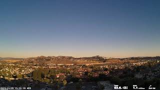 Capistrano Valley 20241120 Full Day WeatherCam Timelapse  Orange County California [upl. by Latoyia569]