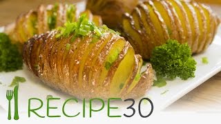 HASSELBACK POTATOES the baked potato recipe  Recipe30 [upl. by Atolrac]