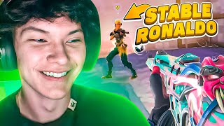 I PLAYED VALORANT WITH A FORTNITE PRO ft Stable Ronaldo  Sinatraa [upl. by Jozef]