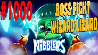 Rovio Nibblers Boss Fight Lizard Wizard Level1000 Three Star Walkthrough [upl. by Aibar]