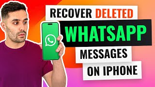 3 Ways to Recover Deleted WhatsApp Messages on iPhone [upl. by Isaacson952]