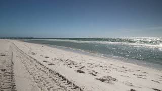 Relaxing Beach Environment  Navarre Beach Florida [upl. by Yelekalb]