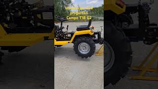 Campo T18 G2 minitractor progarden 4x4 cu două diferențiale [upl. by Retsevel896]