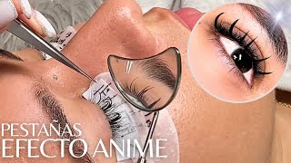 Tutorial Extensiones de Pestañas  EFECTO ANIME MANGA 2023 [upl. by Claudy]