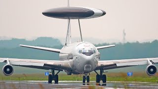 NATO AIRBASE GEILENKIRCHEN PLANESPOTTING  33 Mins of Pure Aviation  AN12KC135E3 CENTURY [upl. by Kermie]