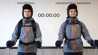 Wolffepack Summit vs Conventional Backpack Speed Test [upl. by Sucul588]