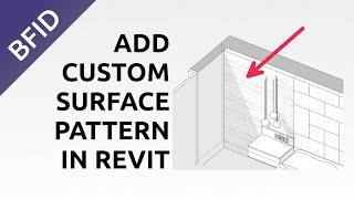 Add Custom Surface Hatch Pattern in Revit [upl. by Alidia]