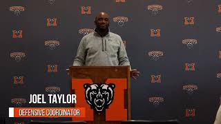 Mercer Football Week 14 Press Conference 112023 [upl. by Araic]