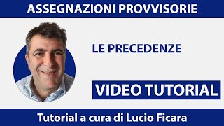 Assegnazioni provvisorie come compilare la sezione quotprecedenzequot  VIDEO TUTORIAL [upl. by Imiaj717]