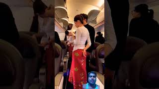 indonesia hostel flight travel airport aviation airhostess1 shortsfeed2024 [upl. by Fisk]