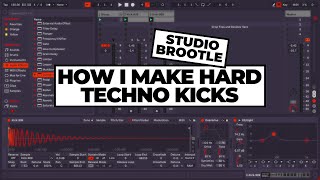 How I Make Hard Techno Kicks [upl. by Napier867]