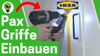 IKEA Pax Griffe Montieren ✅ ULTIMATIVE ANLEITUNG Wie Türgriffe beim Pax Schrank Bohren amp Anbringen [upl. by Reisfield71]