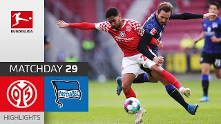 1 FSV Mainz 05  Hertha Berlin  11  Highlights  Matchday 29 – Bundesliga 202021 [upl. by Eniarral545]