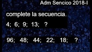 Secuencia de números que número continua en la sucesión [upl. by Zorine245]