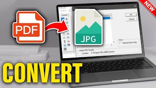 How To Convert PDF To JPG  FREE [upl. by Nohtanhoj]