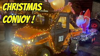 DAY 211 THE 2023 LIVERPOOL FESTIVE FARMERS CHRISTMAS CONVOY OllyBlogsAgricontractfarmer [upl. by Kcirdneh]