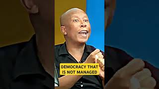 quotDEMOCRACY CAN BE ANARCHYquot Malema [upl. by Anny865]