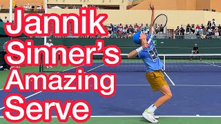 Jannik Sinner Serve Analysis Tennis Technique Explained [upl. by Shaw]