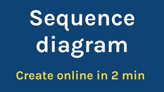 Web sequence diagram  create online in 2 min [upl. by Emearg]