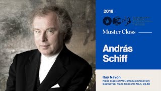 Sir András Schiff Piano Master Class 2016  Itai Navon [upl. by Lalita901]