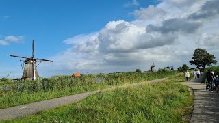 Visiting Kijkduin beach The Hague and Dutch windmills of Kinderdijk in the Netherlands 🇳🇱 [upl. by Raimundo]