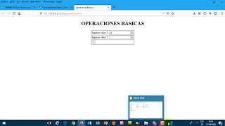 DDW2 Página Web para realizar operaciones básicas en HTML y JavaScript [upl. by Brynne60]