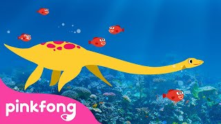 Elasmosaurus dinosaurus di lautan  Lagu amp Kartun Dinosaurus  Lagu Anak  Pinkfong dan Baby Shark [upl. by Mat]