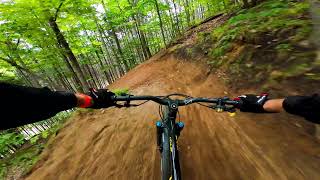 Downhill Mountain Biking Fast and Flowy freedom flyer [upl. by Jamilla]