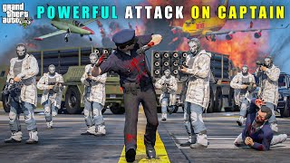 GTA 5  POWERFUL ATTACK ON POLICE CAPTAIN  BB GAMING [upl. by Alfy]