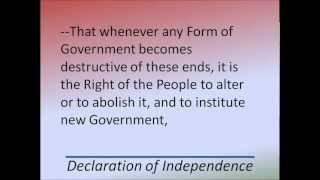 Declaration of Independence  Hear and Read the Full Text  Thomas Jefferson [upl. by Lleynod102]