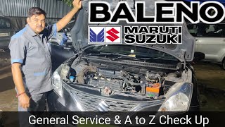 Maruti Suzuki Baleno  General Service amp A to Z Check Up  Sajjan Lal Car Mechanic [upl. by Karly]