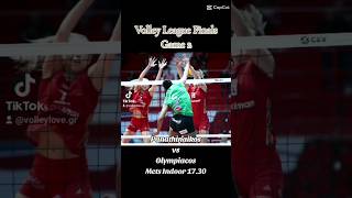 Volley League Women  Time for Finals Game 2 panathinaikos olympiacos volleyball volleylovegr [upl. by Enyad871]