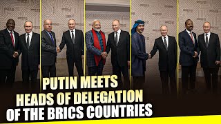 Vladimir Putin meets heads of delegation of the BRICS countries  BRICS Summit 2024 [upl. by Clayborn351]