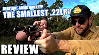 Is this THE SMALLEST 22LR  Heritage Arms Barkeep Review [upl. by Ahsienal]