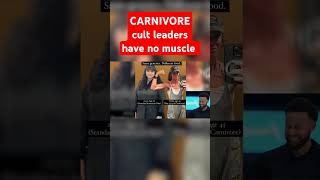 CARNIVORE cult leaders have no muscle carnivore carnivorediet keto [upl. by Ahseryt14]