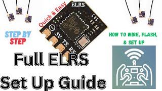 Finally Quick Set Up For ExpressLRS How To Wire Flash amp Program Your ELRS Radio amp Receiver [upl. by Issirk106]