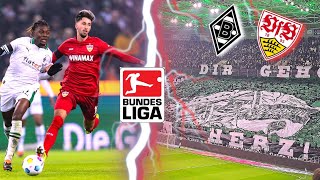 HACK BRILLIERT BORUSSIA MÖNCHENGLADBACH VS VFB STUTTGART BUNDESLIGA HIGHLIGHTS ⚽️🔥 [upl. by Tidwell]