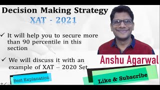 XAT 2020 Solution Decision Making  XAT 2022 Preparation [upl. by Ijok]