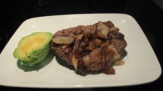 Pan Fried Chopped Sirloin Steak w Caramelized Onions [upl. by Yrtneg]