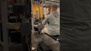 Back workout  Seated rows 4 seconds negative gym motivation health fitness mindset [upl. by Winston267]